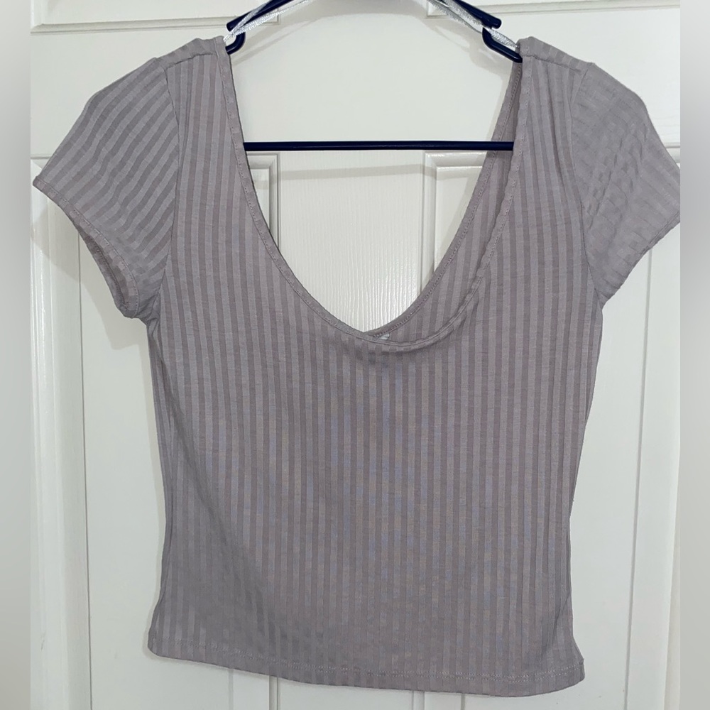 Purple-ish crop top
